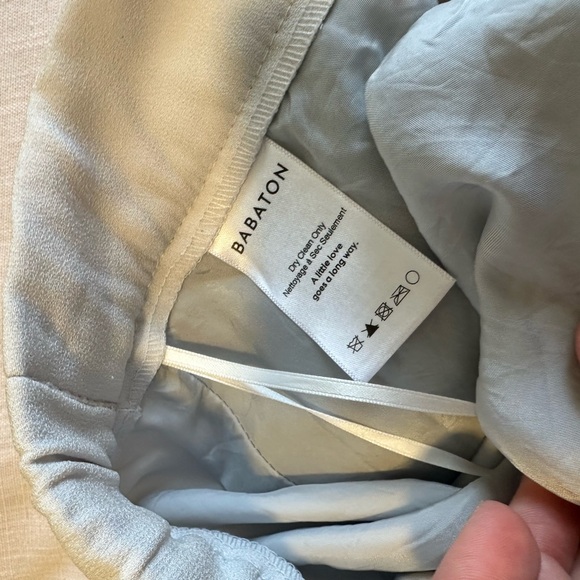 Light Blue Babaton Shorts - Picture 4 of 4